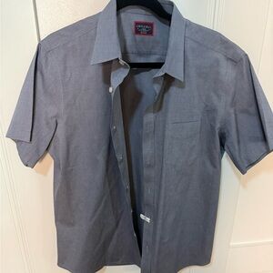 UNTUCKit Men's Charcoal Button Down Shirt